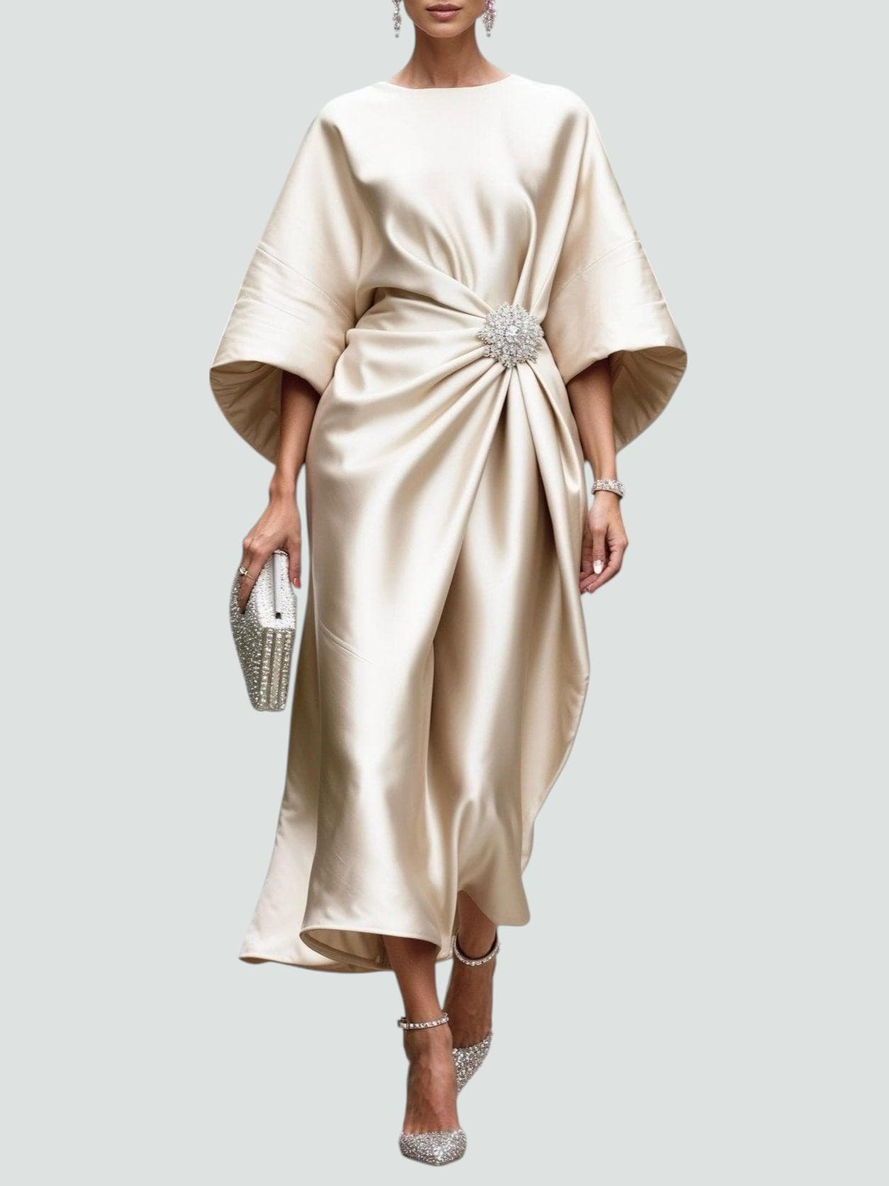 Ellery Canberra™ | Hailey - Elegant satin maxi dress