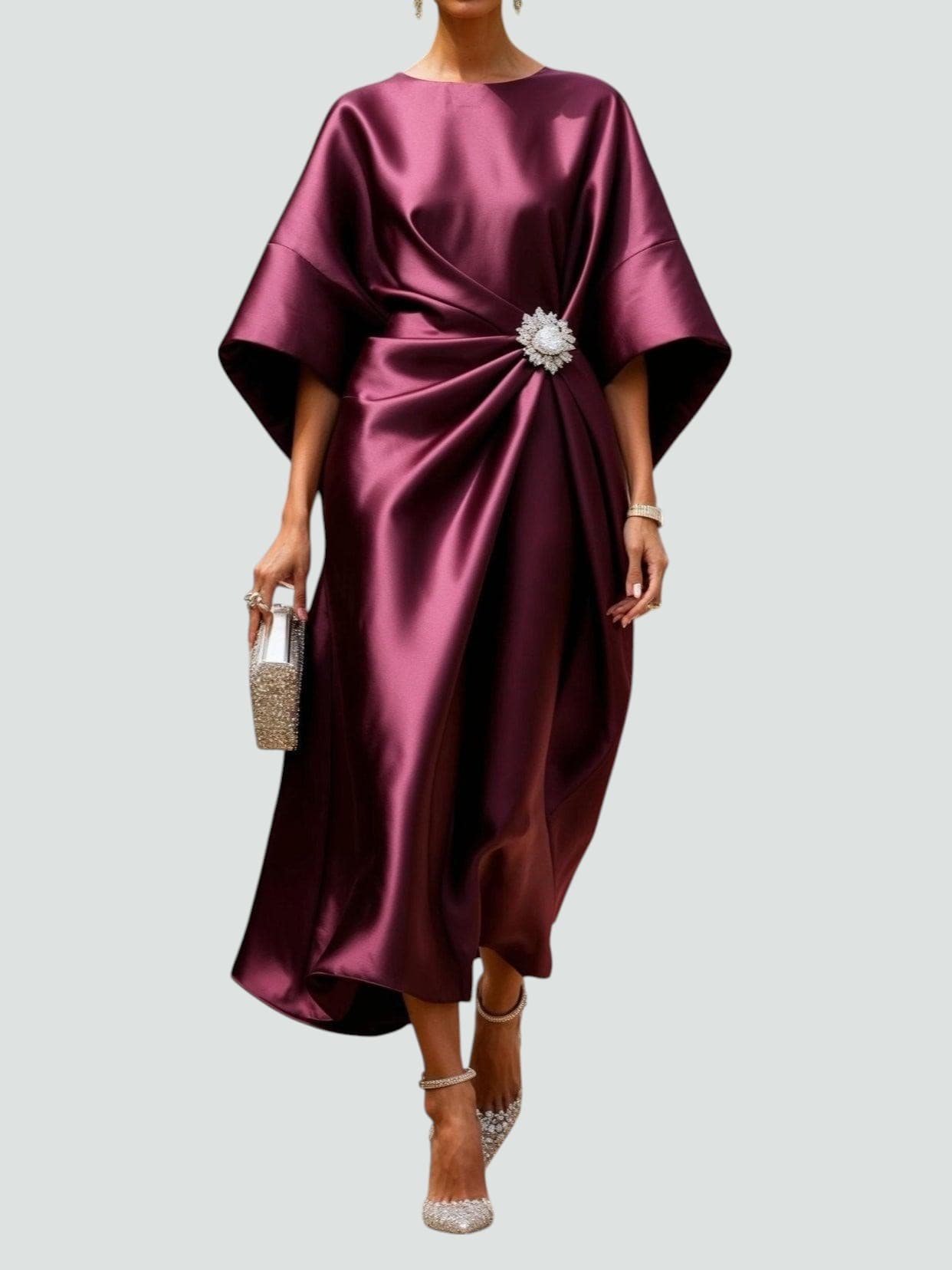 Ellery Canberra™ | Hailey - Elegant satin maxi dress