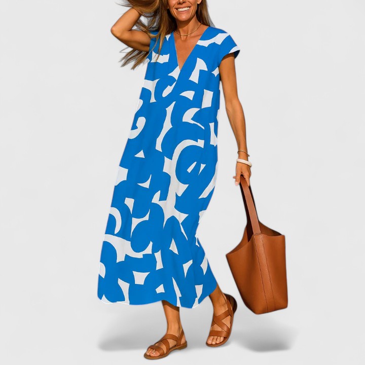 Ellery Canberra™ | Koralia - Sophisticated V-Neck Dress