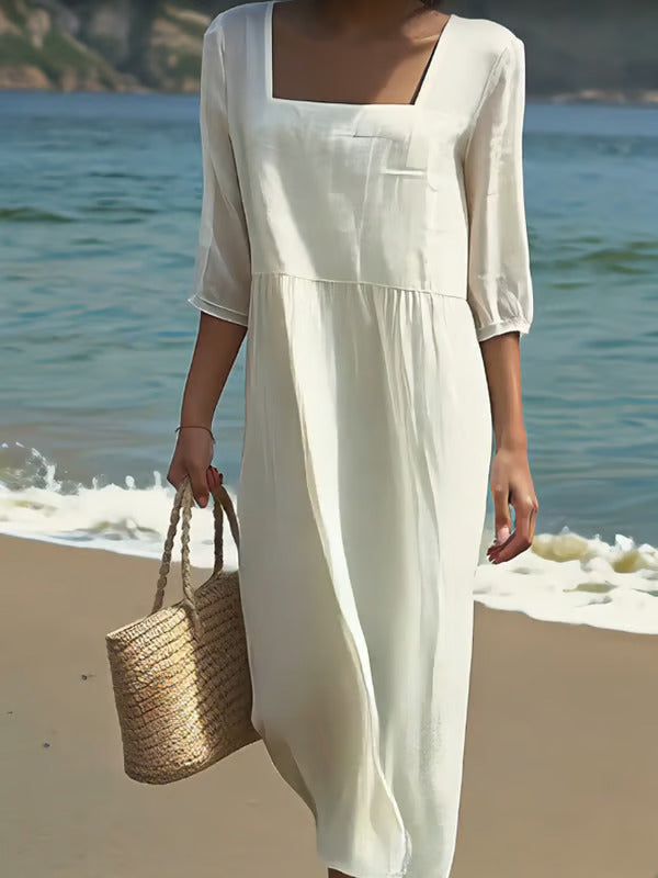 Ellery Canberra™ | Lunelle – Casual linen dress