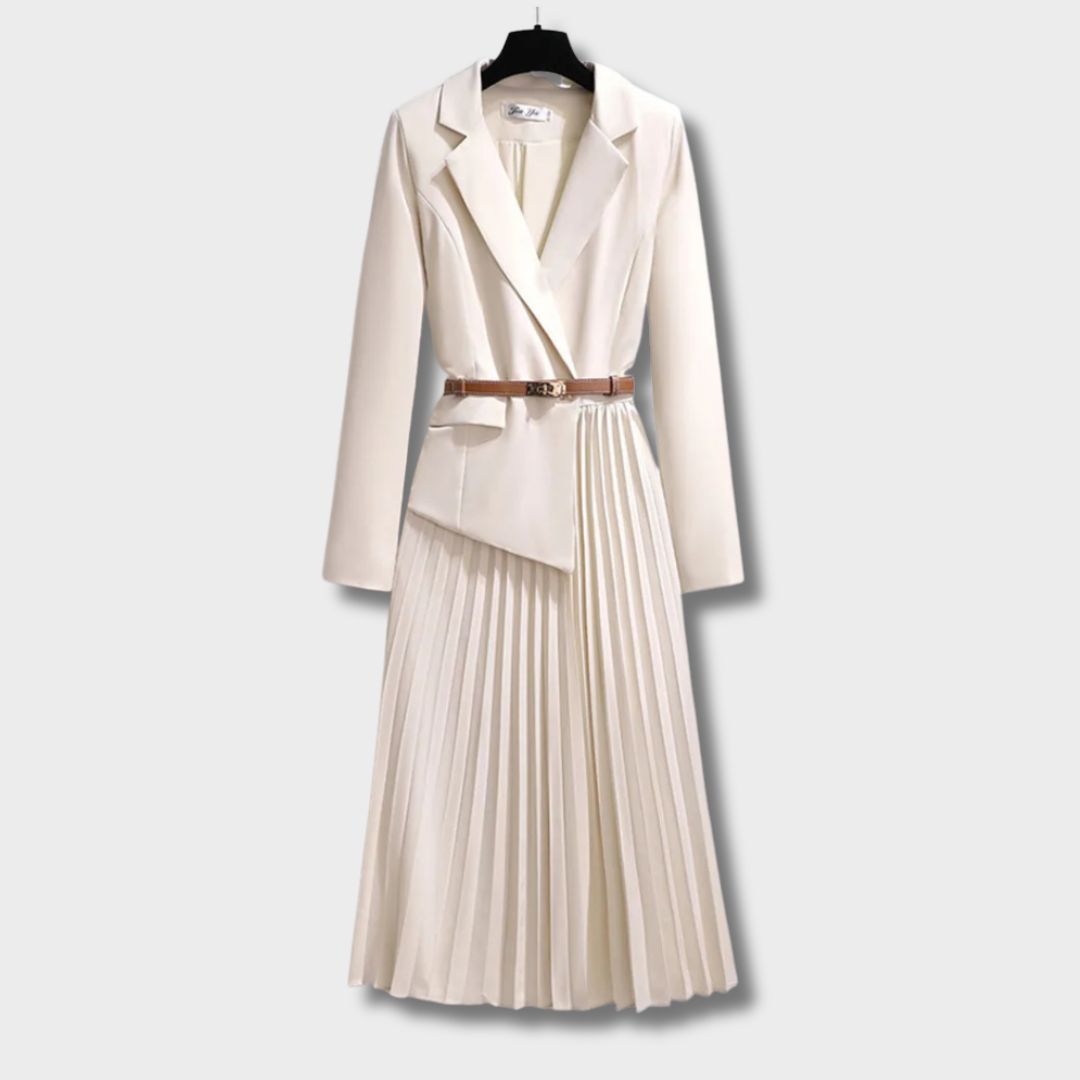 Ellery Canberra™ | Rosy - Pleated Belted Blazer Dress