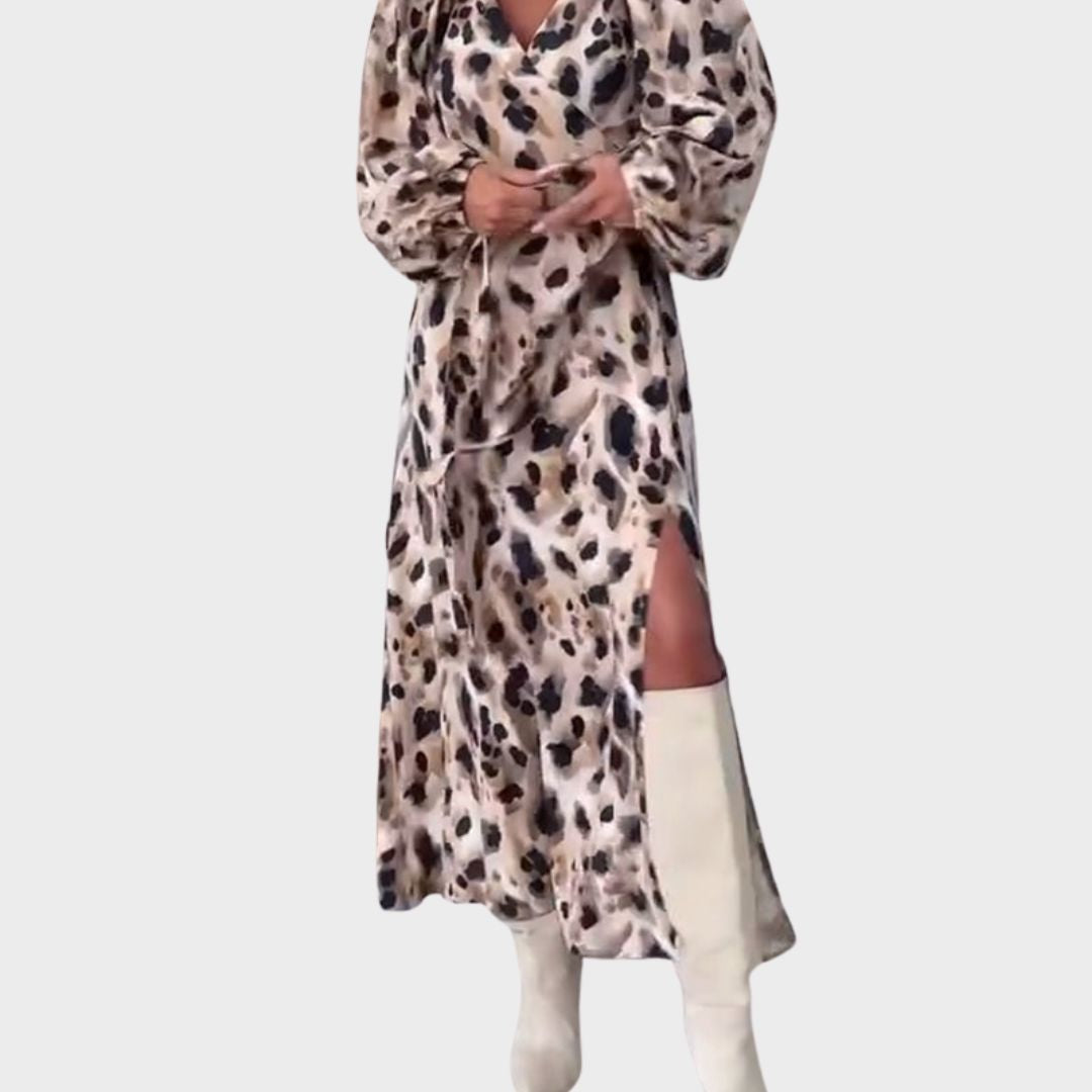 Ellery Canberra™ | Romilly - Printed V-Neck Sexy Dress