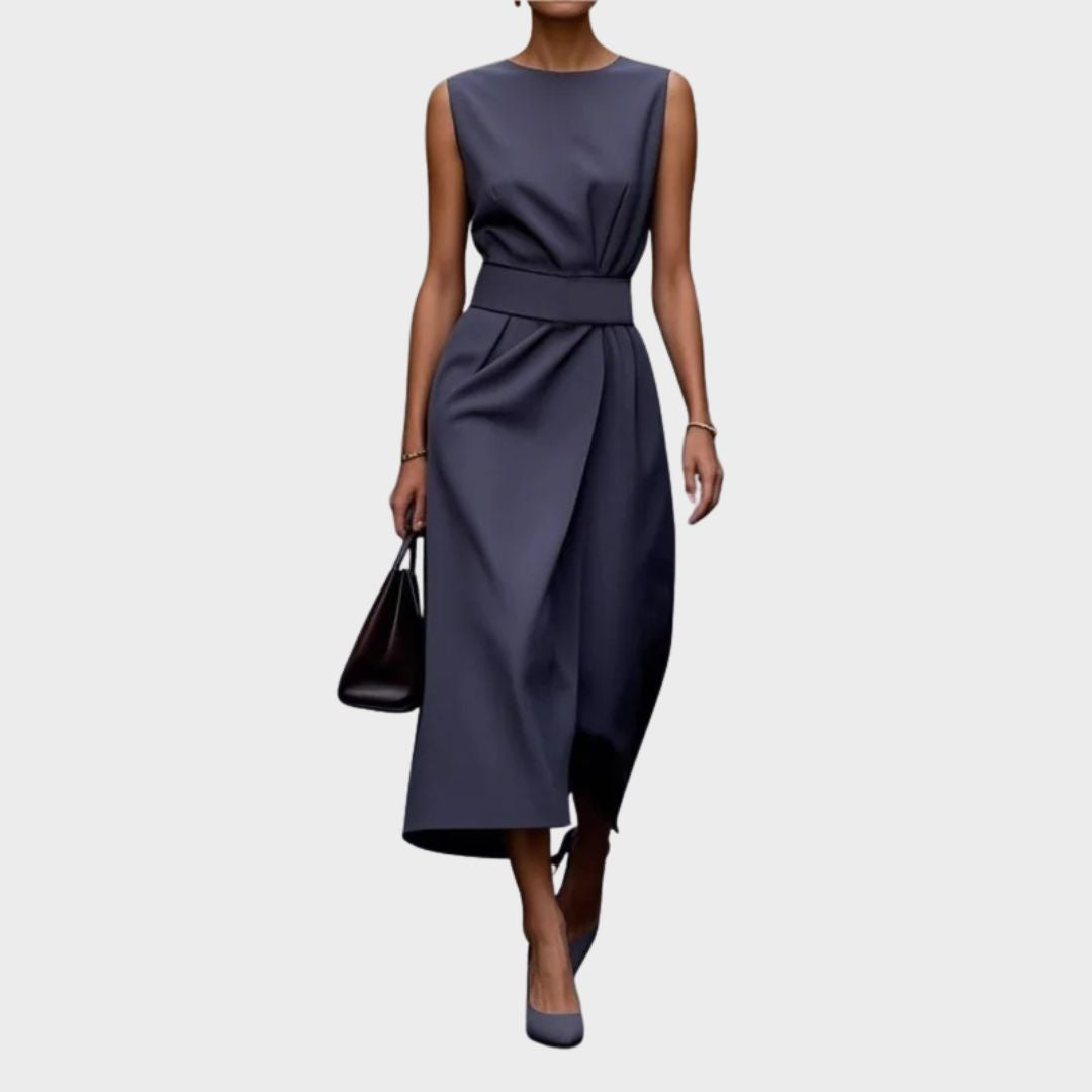Ellery Canberra™ | Ryve - Elegant Round Neck Dress