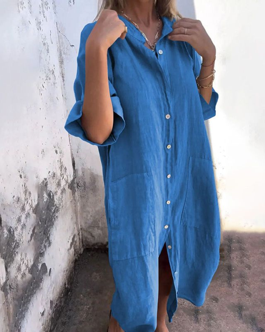 Ellery Canberra™ | Alva - Ibiza-Inspired Shirt Dress