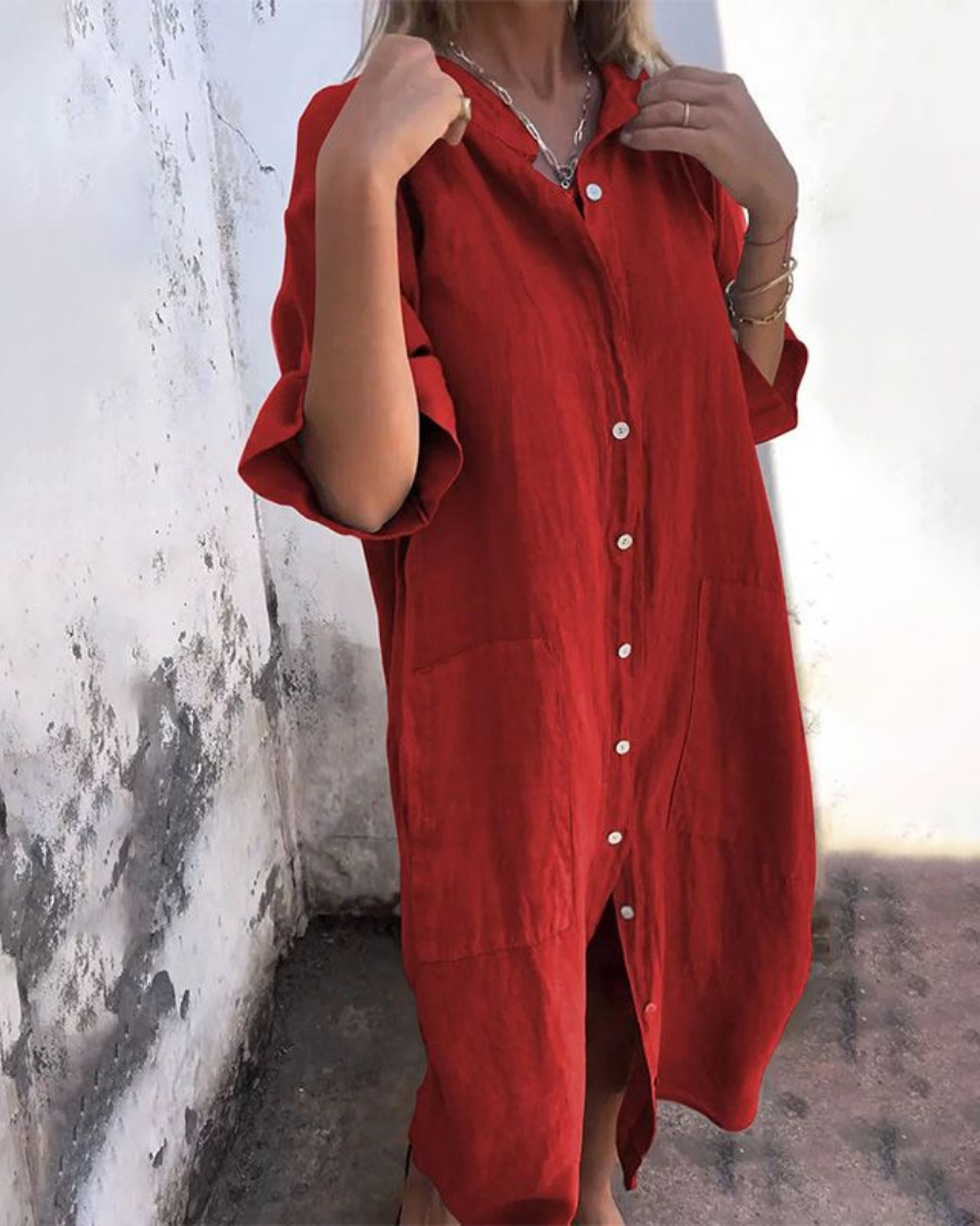 Ellery Canberra™ | Alva - Ibiza-Inspired Shirt Dress