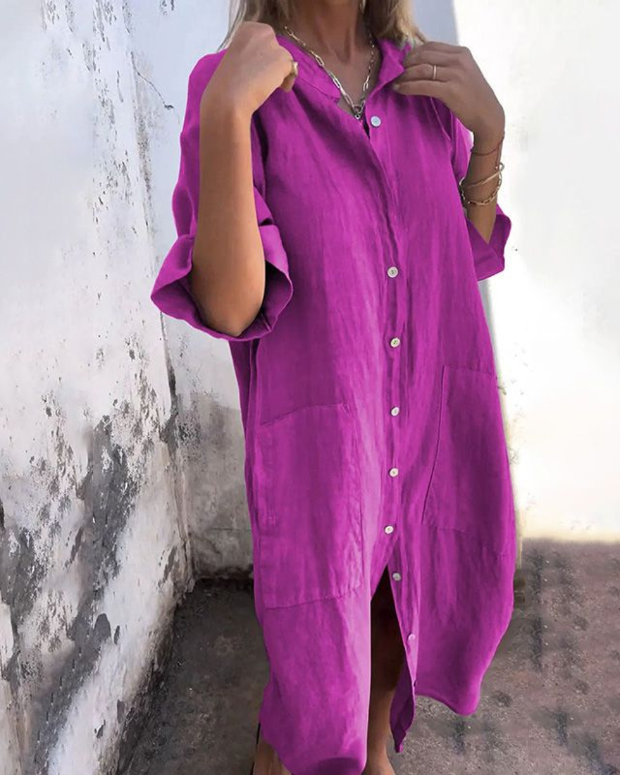 Ellery Canberra™ | Alva - Ibiza-Inspired Shirt Dress