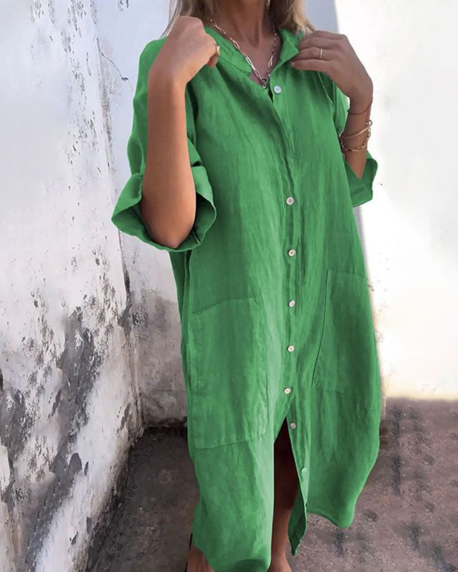 Ellery Canberra™ | Alva - Ibiza-Inspired Shirt Dress