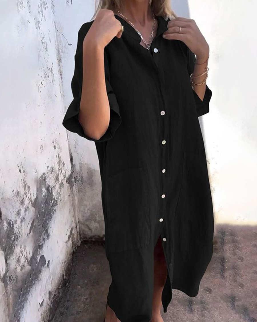 Ellery Canberra™ | Alva - Ibiza-Inspired Shirt Dress