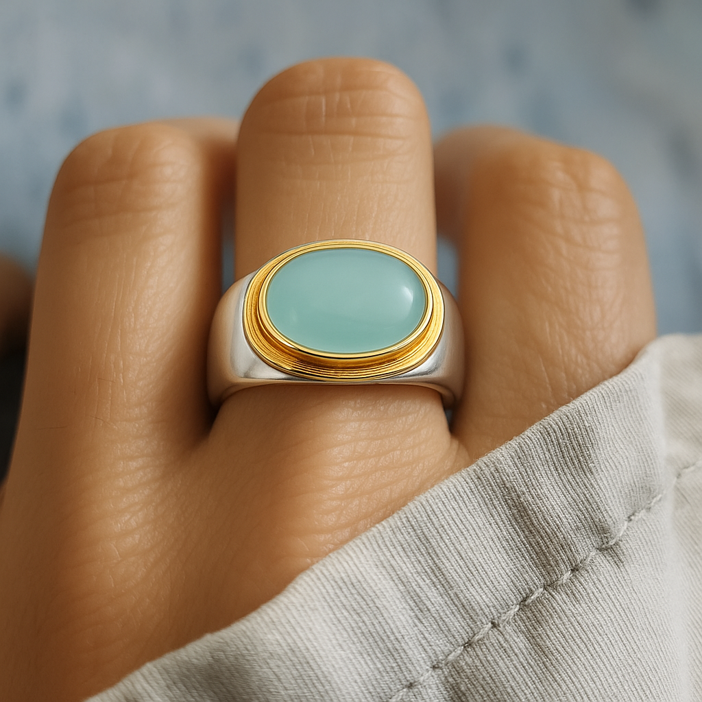 Ellery Canberra™ - Gabi | Vintage Green Moonstone Ring