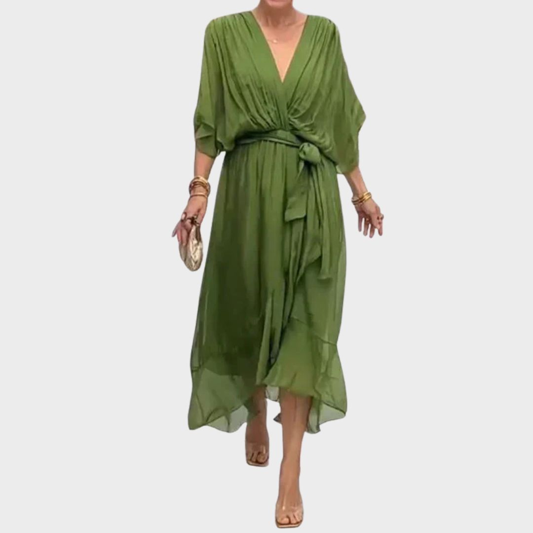 Ellery Canberra™ | Monica - Silk Chiffon Dress With V-neck