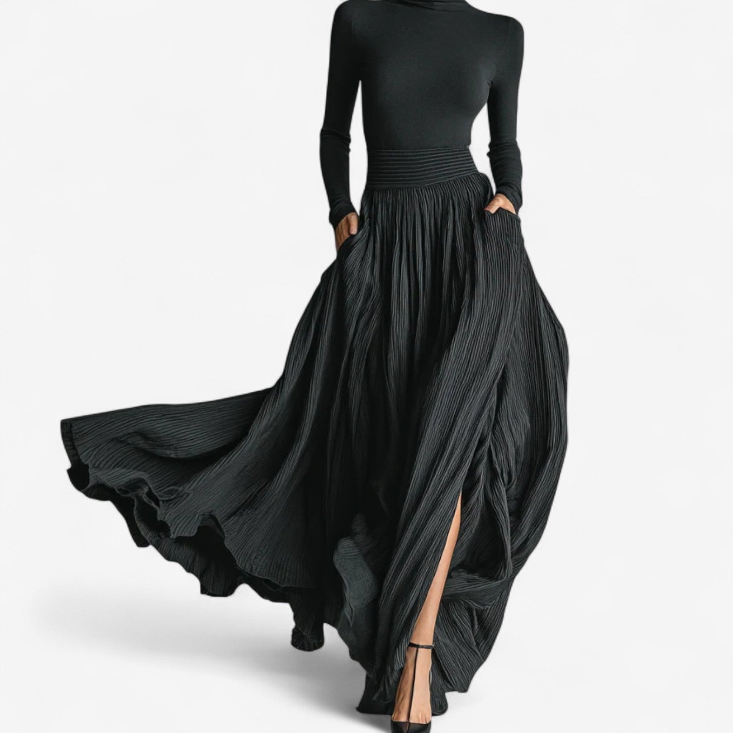 Ellery Canberra™  | Aline - High Waist Maxi Skirt Plus Shirt