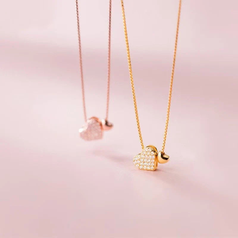Ellery Canberra™ - Keli | Silver Heart Pennant Necklace