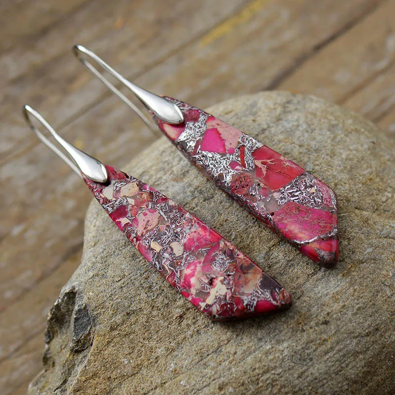 Ellery Canberra™ - Amelia | Vintage Earrings With Colored Natural Stones