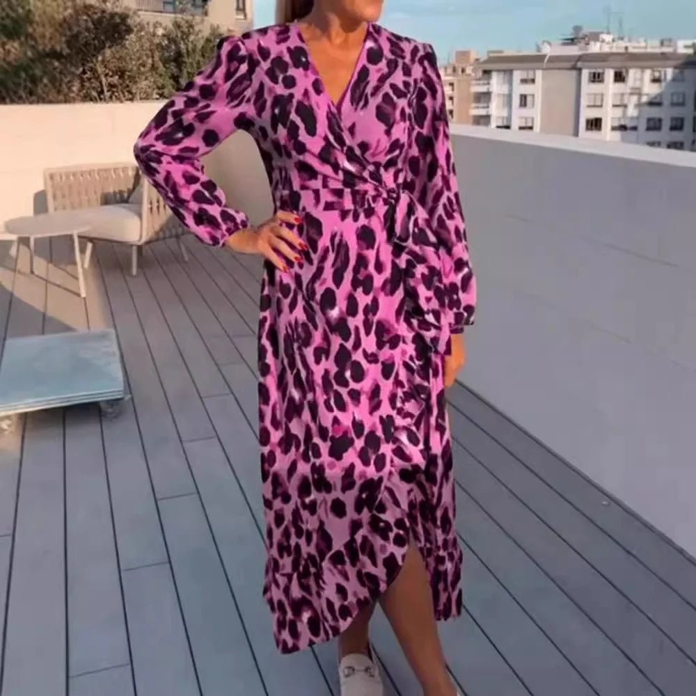 Ellery Canberra™ | Romilly - Printed V-Neck Sexy Dress