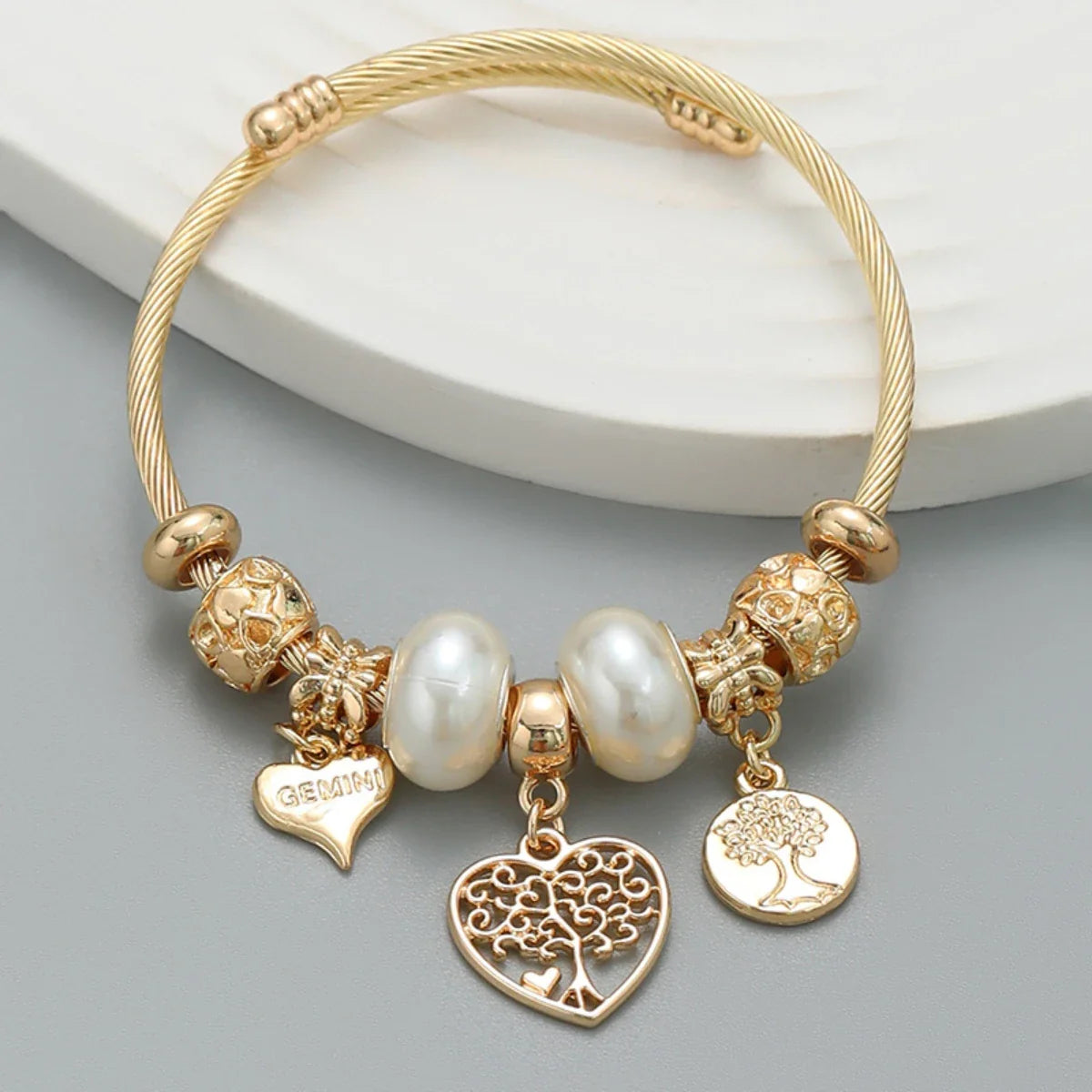 Ellery Canberra™ - Ali |Stainless Steel Circle Panjiadora Beaded Love Bracelet