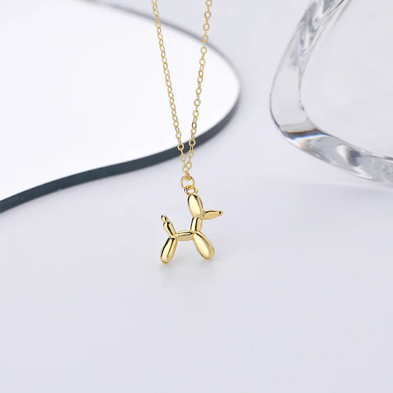 Ellery Canberra™ - Abigail | 3D Balloon Dog Pendant Necklaces