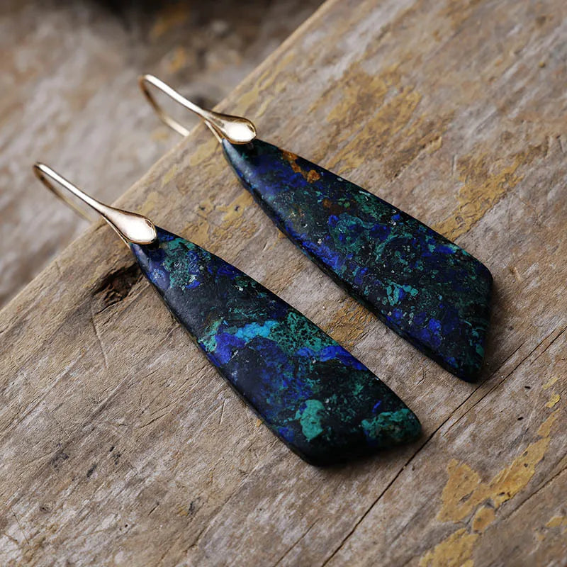 Ellery Canberra™ - Amelia | Vintage Earrings With Colored Natural Stones