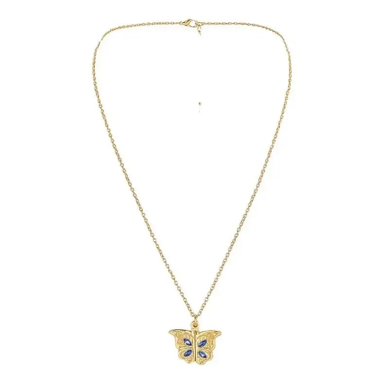 Ellery Canberra™ - Abby | Butterfly Necklace With Engravings