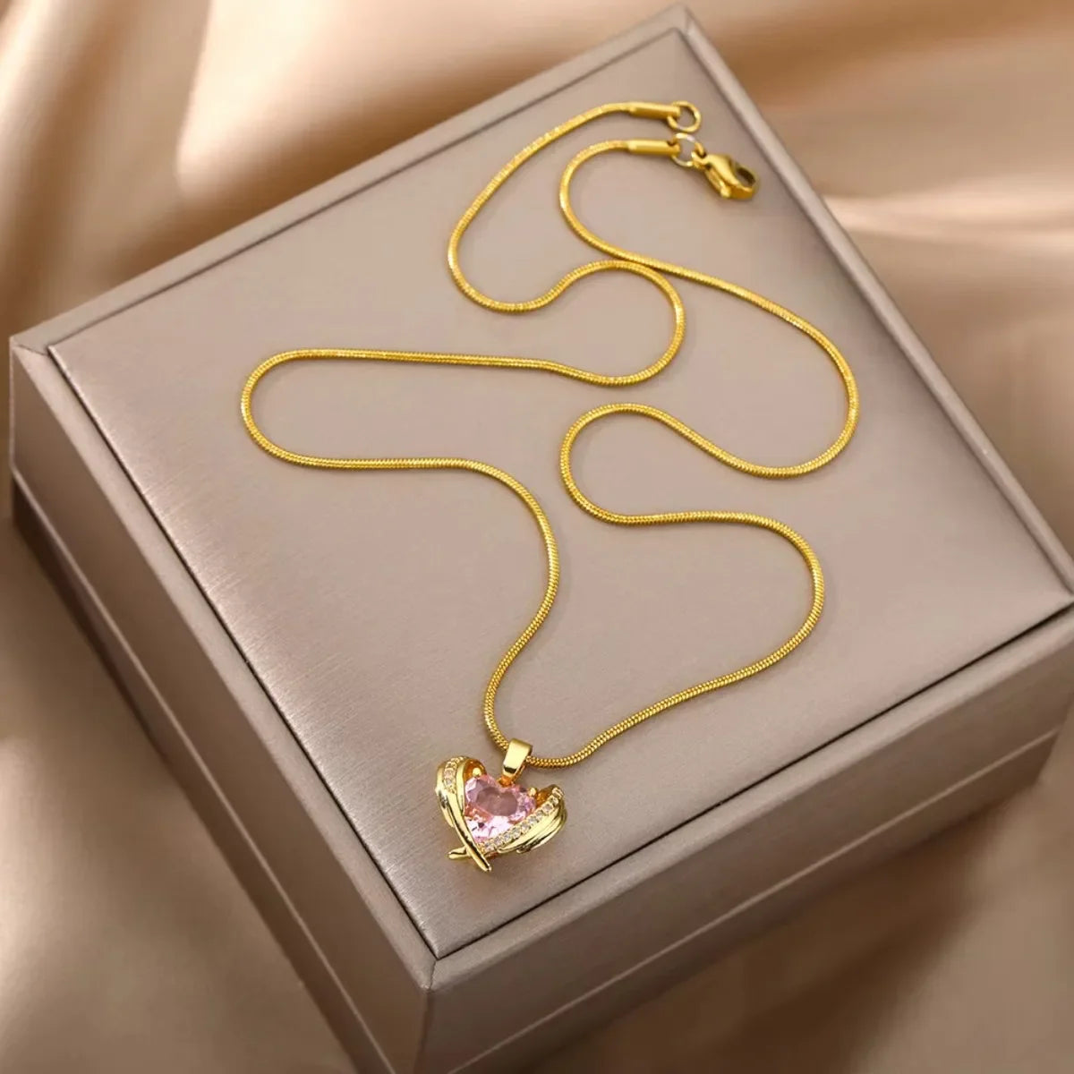 Ellery Canberra™ - Addie | Bohemia Pink Cubic Zirconia Necklace