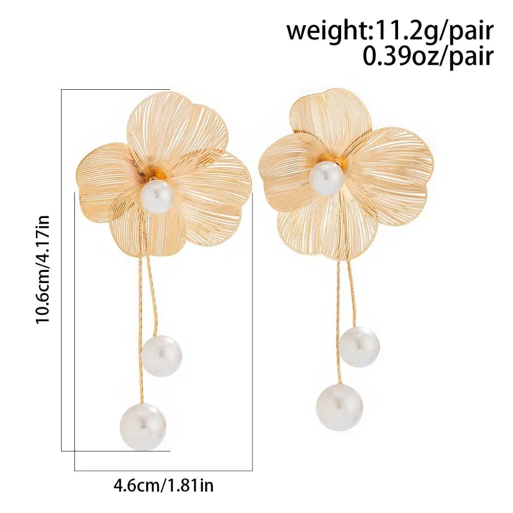 Ellery Canberra™ - Mandy | Romantic Flower Pearl Drop Earrings