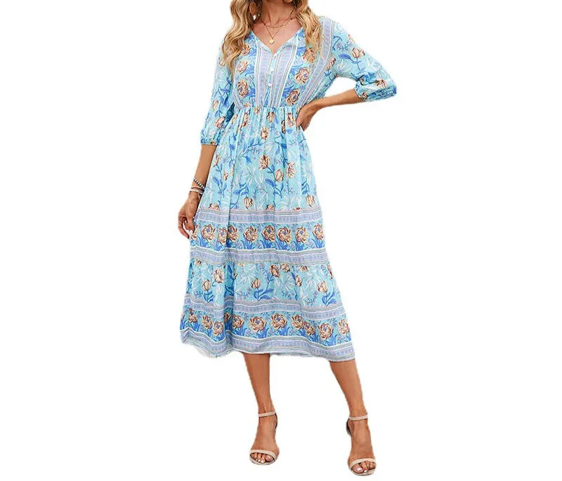 Ellery Canberra™ | Darie - Flowing petal midi dress with elegant tummy coverage