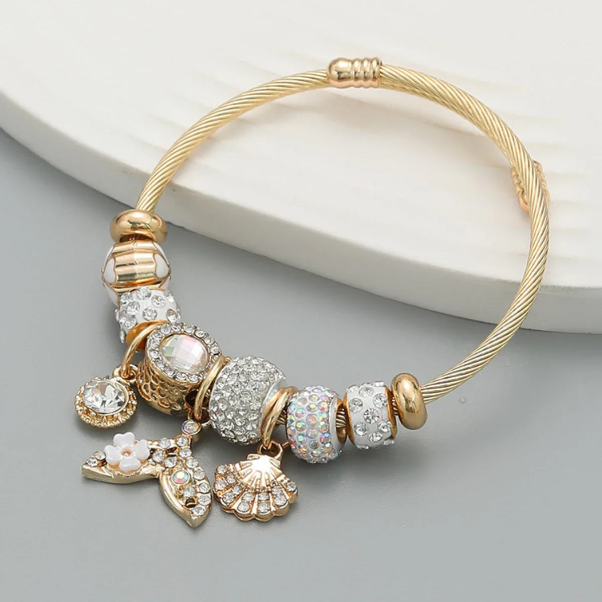 Ellery Canberra™ - Ali |Stainless Steel Circle Panjiadora Beaded Love Bracelet