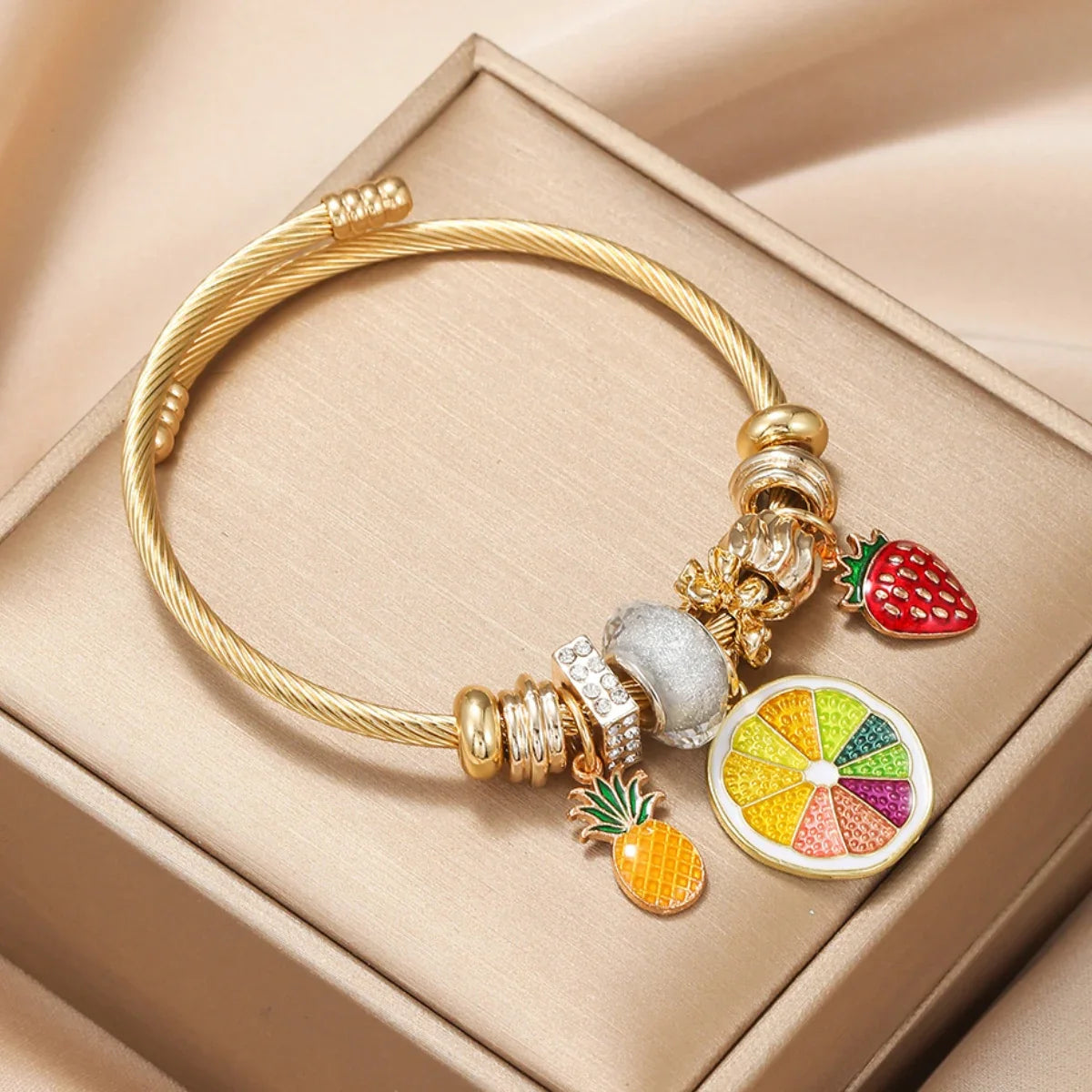 Ellery Canberra™ - Ali |Stainless Steel Circle Panjiadora Beaded Love Bracelet