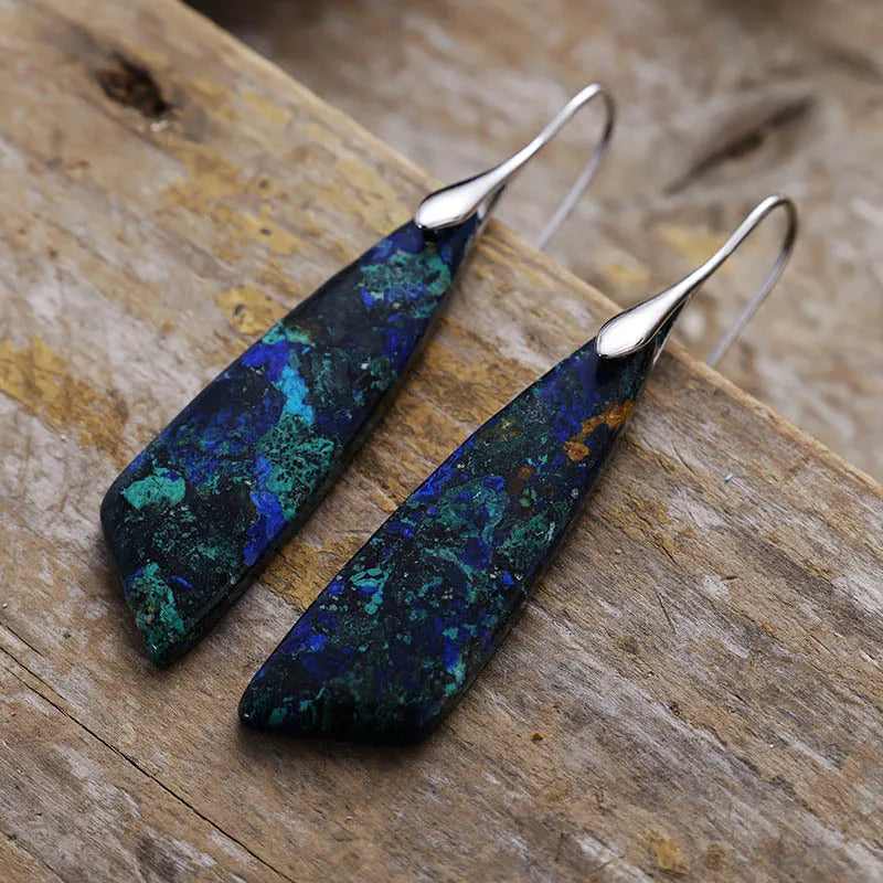 Ellery Canberra™ - Amelia | Vintage Earrings With Colored Natural Stones