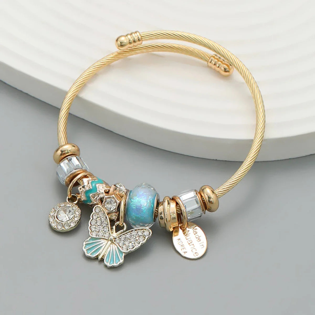 Ellery Canberra™ - Ali |Stainless Steel Circle Panjiadora Beaded Love Bracelet