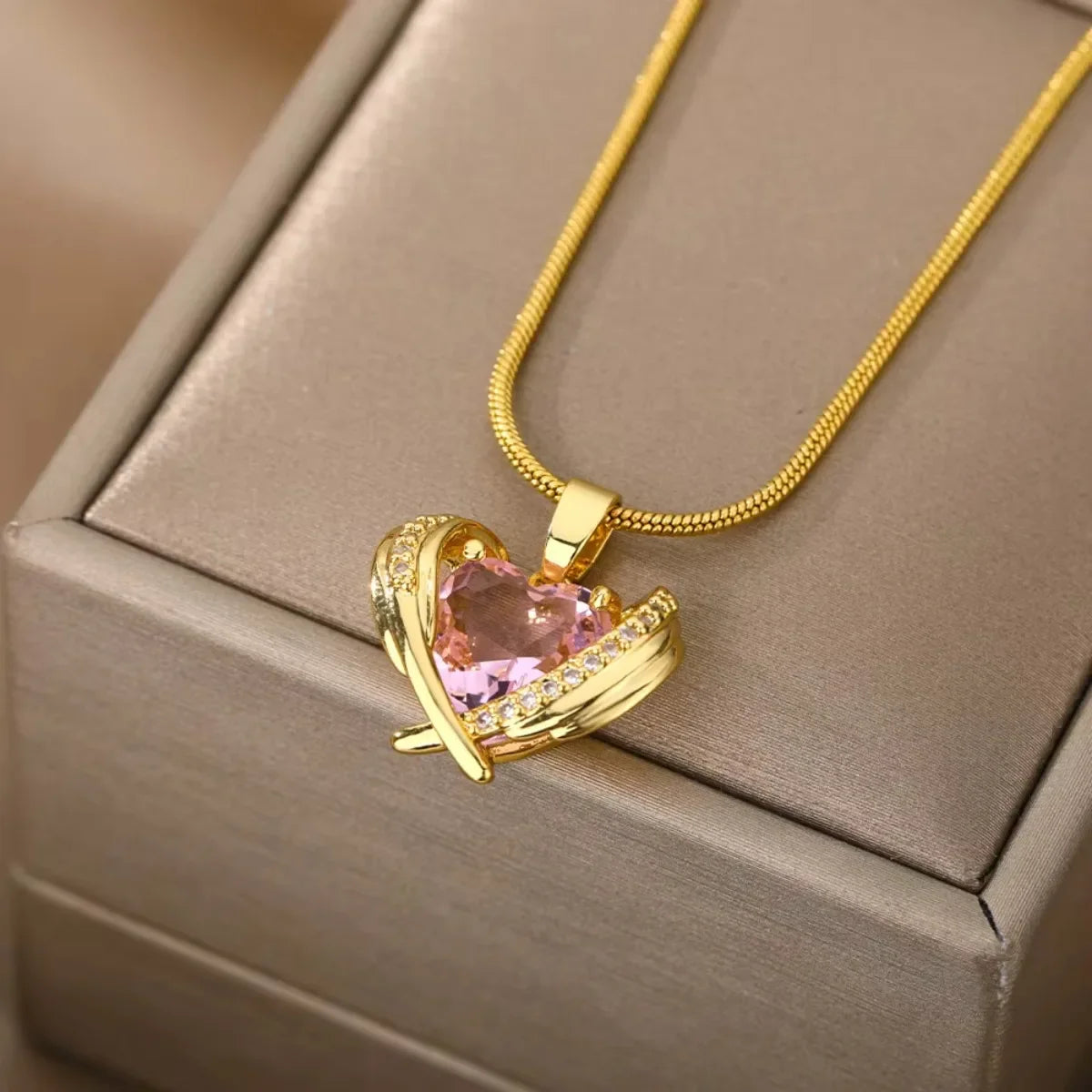 Ellery Canberra™ - Addie | Bohemia Pink Cubic Zirconia Necklace