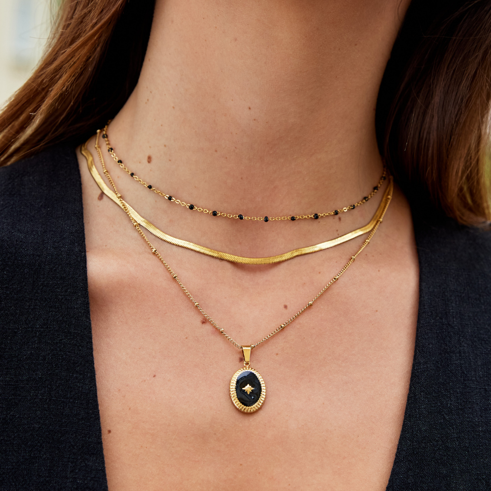 Ellery Canberra™ - Tatum | Snake Chain Gold Necklace