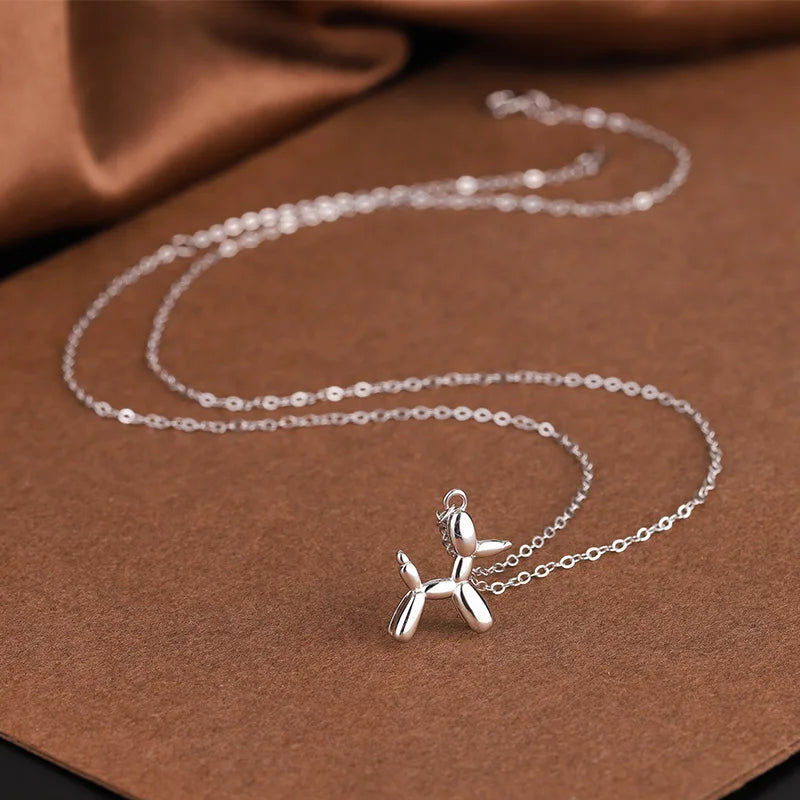Ellery Canberra™ - Abigail | 3D Balloon Dog Pendant Necklaces