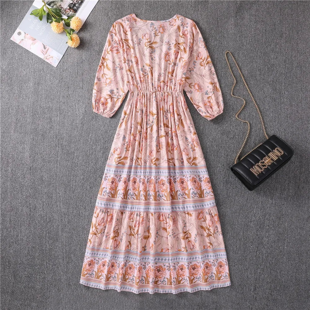 Ellery Canberra™ | Darie - Flowing petal midi dress with elegant tummy coverage