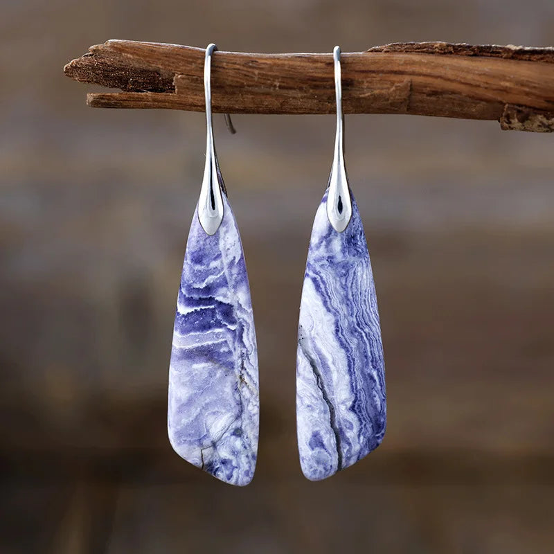 Ellery Canberra™ - Amelia | Vintage Earrings With Colored Natural Stones