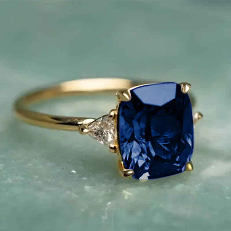 Ellery Canberra™ - Luck | Green Zirconia Ring in Gold