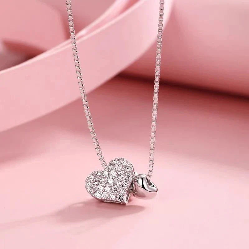 Ellery Canberra™ - Keli | Silver Heart Pennant Necklace