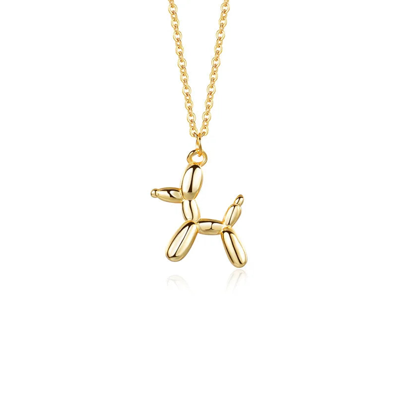 Ellery Canberra™ - Abigail | 3D Balloon Dog Pendant Necklaces