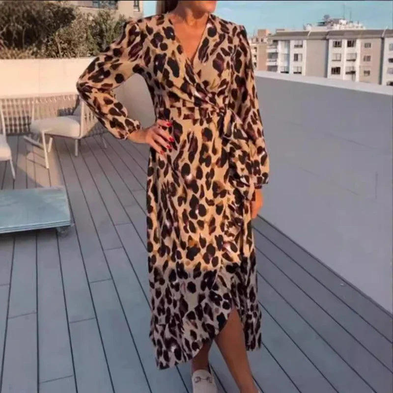Ellery Canberra™ | Romilly - Printed V-Neck Sexy Dress