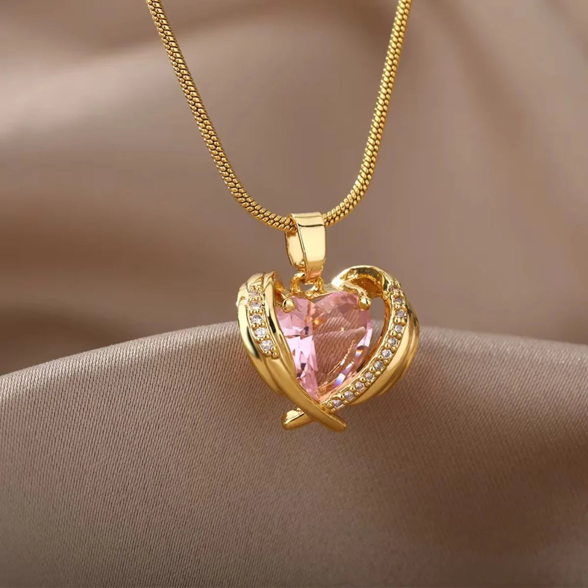 Ellery Canberra™ - Addie | Bohemia Pink Cubic Zirconia Necklace
