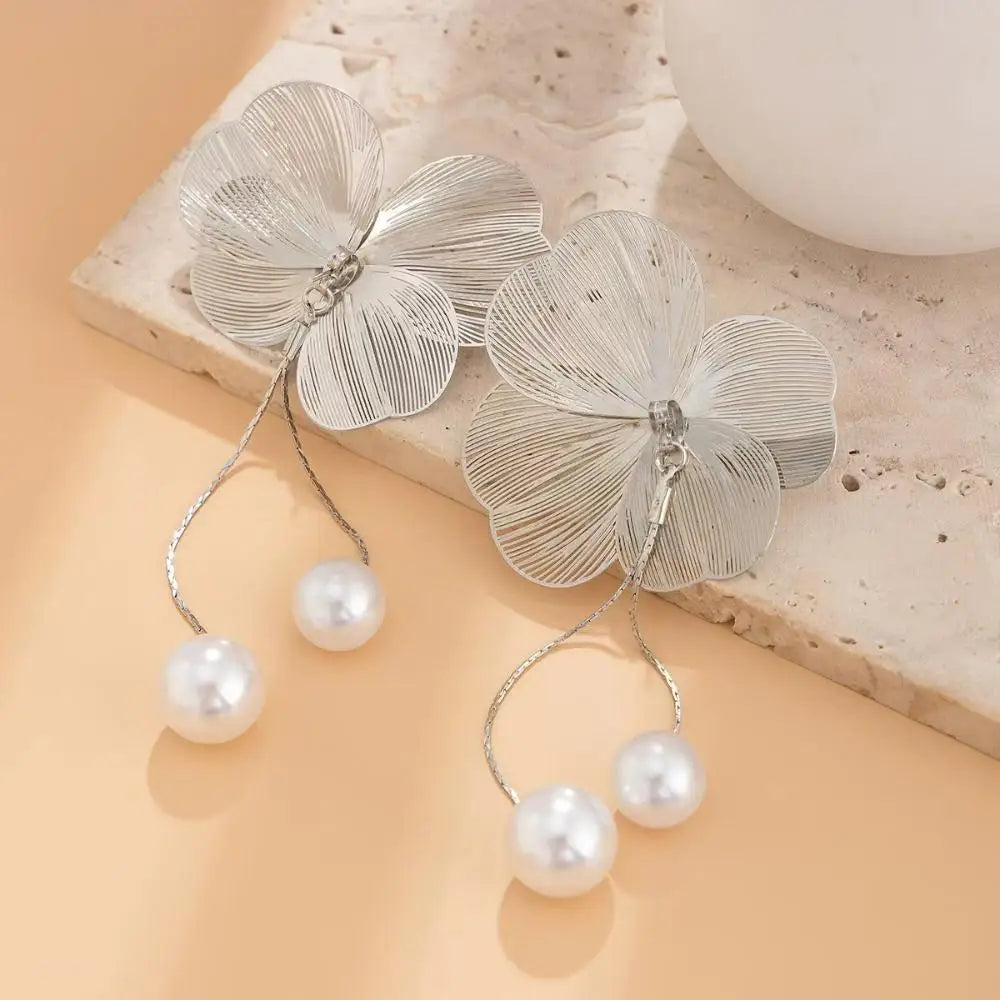 Ellery Canberra™ - Mandy | Romantic Flower Pearl Drop Earrings