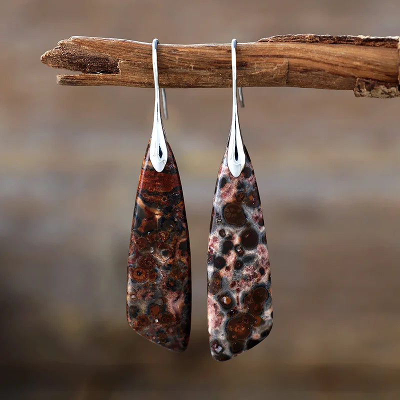 Ellery Canberra™ - Amelia | Vintage Earrings With Colored Natural Stones