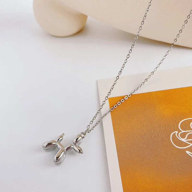 Ellery Canberra™ - Abigail | 3D Balloon Dog Pendant Necklaces