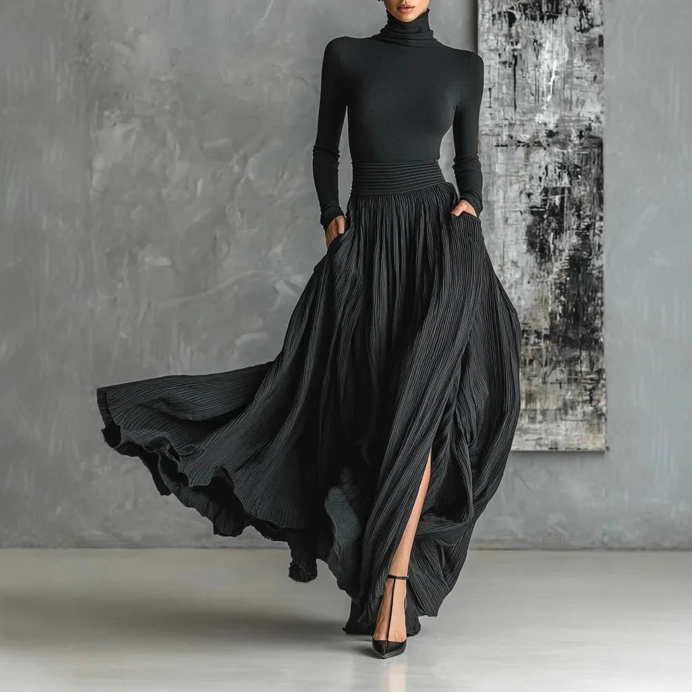 Ellery Canberra™  | Aline - High Waist Maxi Skirt Plus Shirt