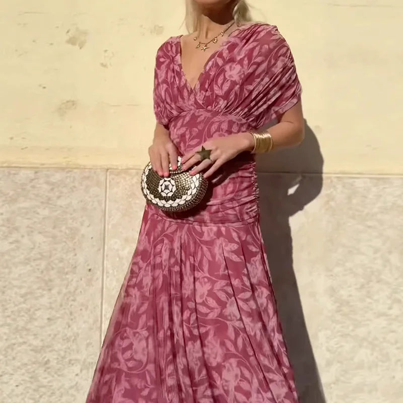 Ellery Canberra™ | Laluna - Elegant Dress With V-Neckline