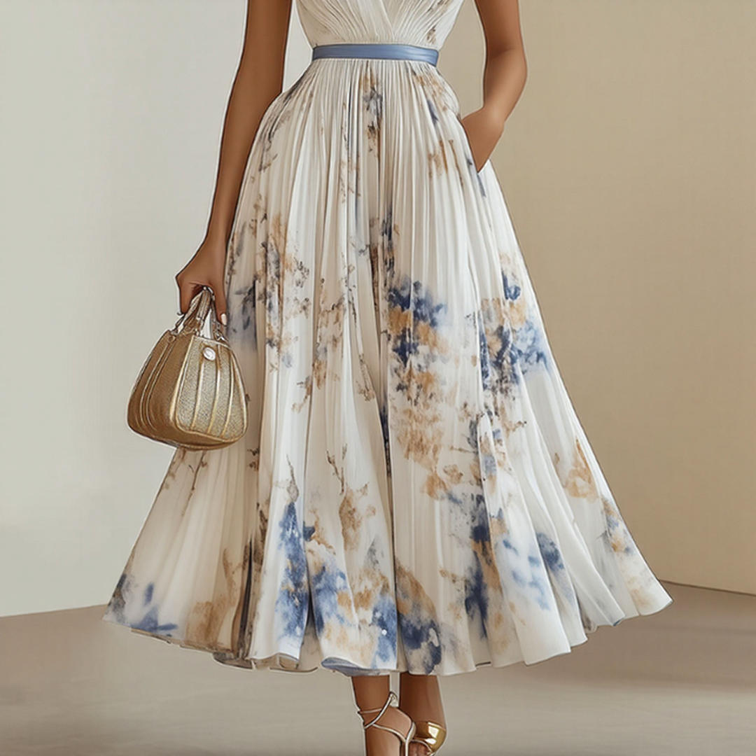 Ellery Canberra™ | Milano - Elegant Pleated Maxi Dress