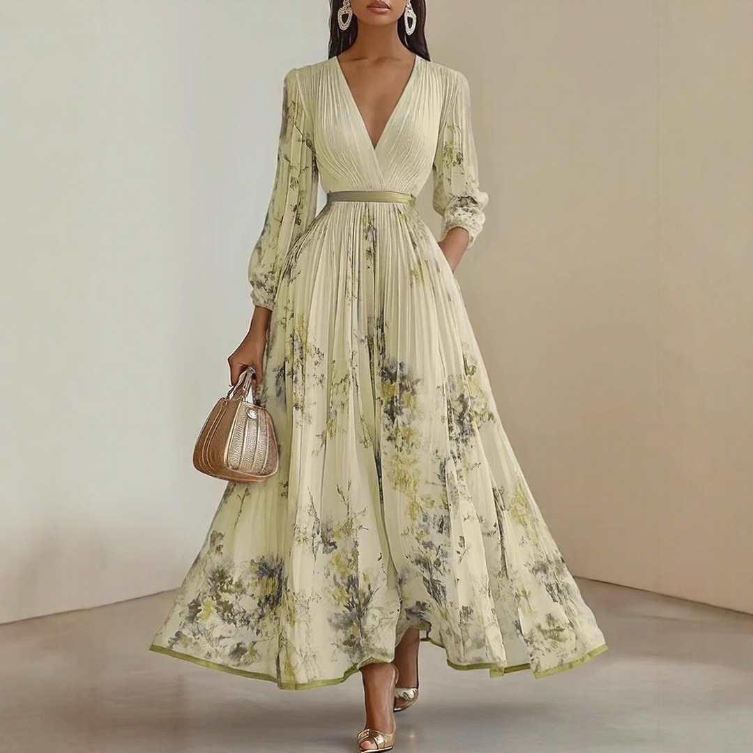 Ellery Canberra™ | Milano - Elegant Pleated Maxi Dress