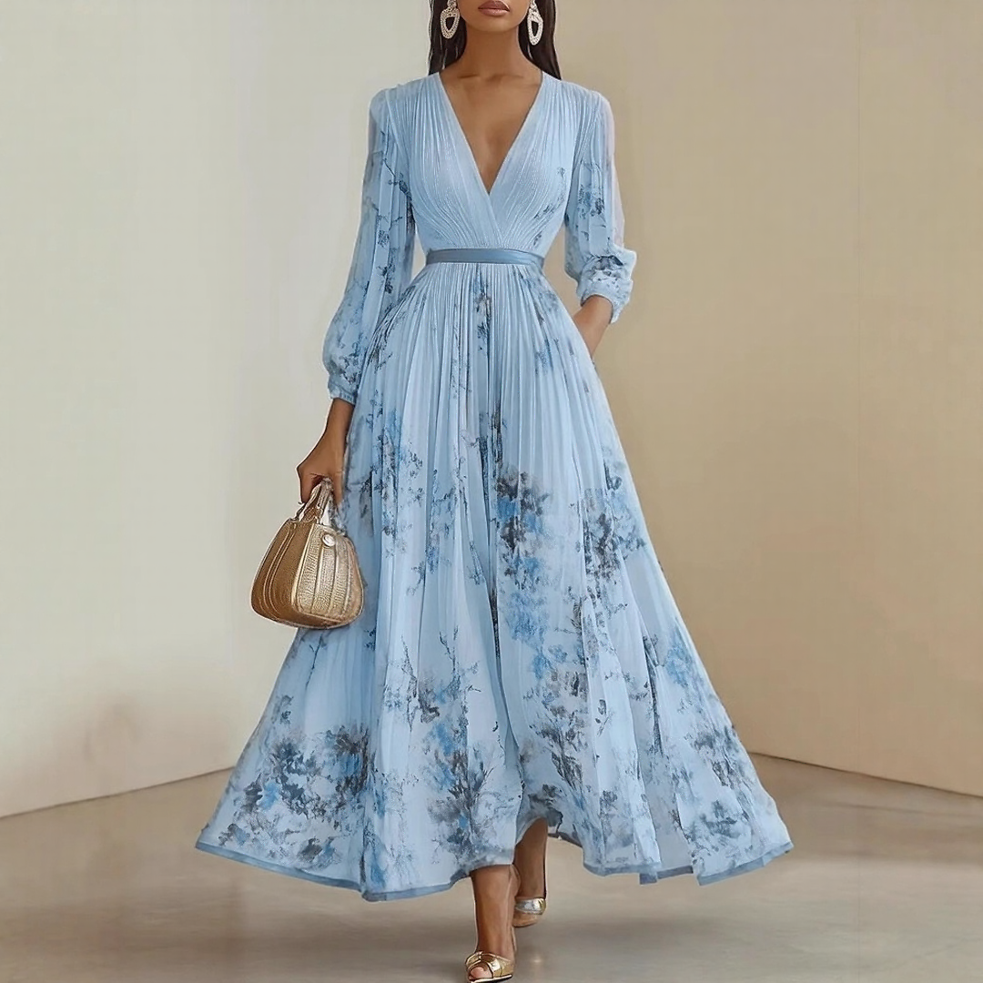Ellery Canberra™ | Milano - Elegant Pleated Maxi Dress