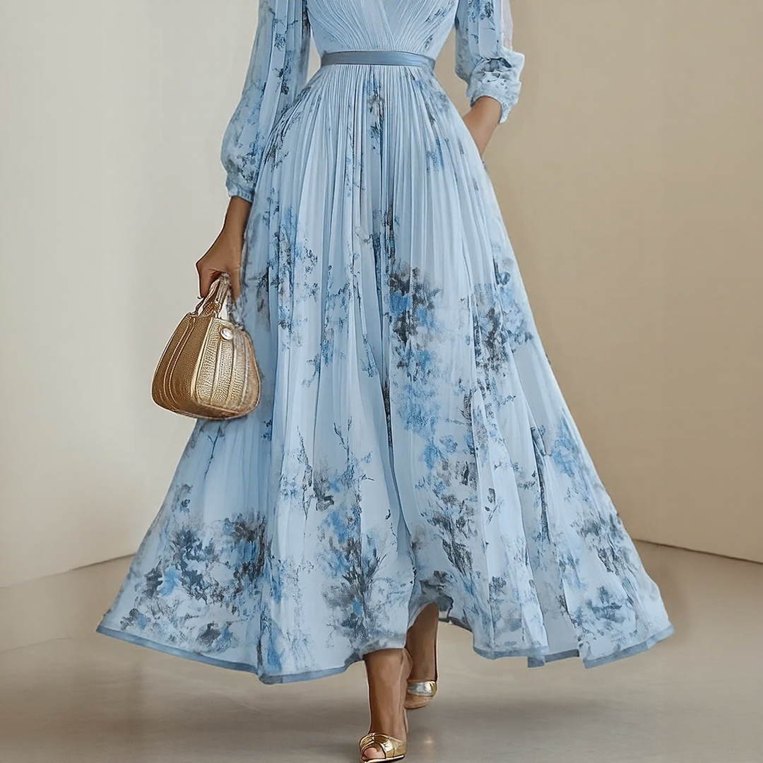 Ellery Canberra™ | Milano - Elegant Pleated Maxi Dress