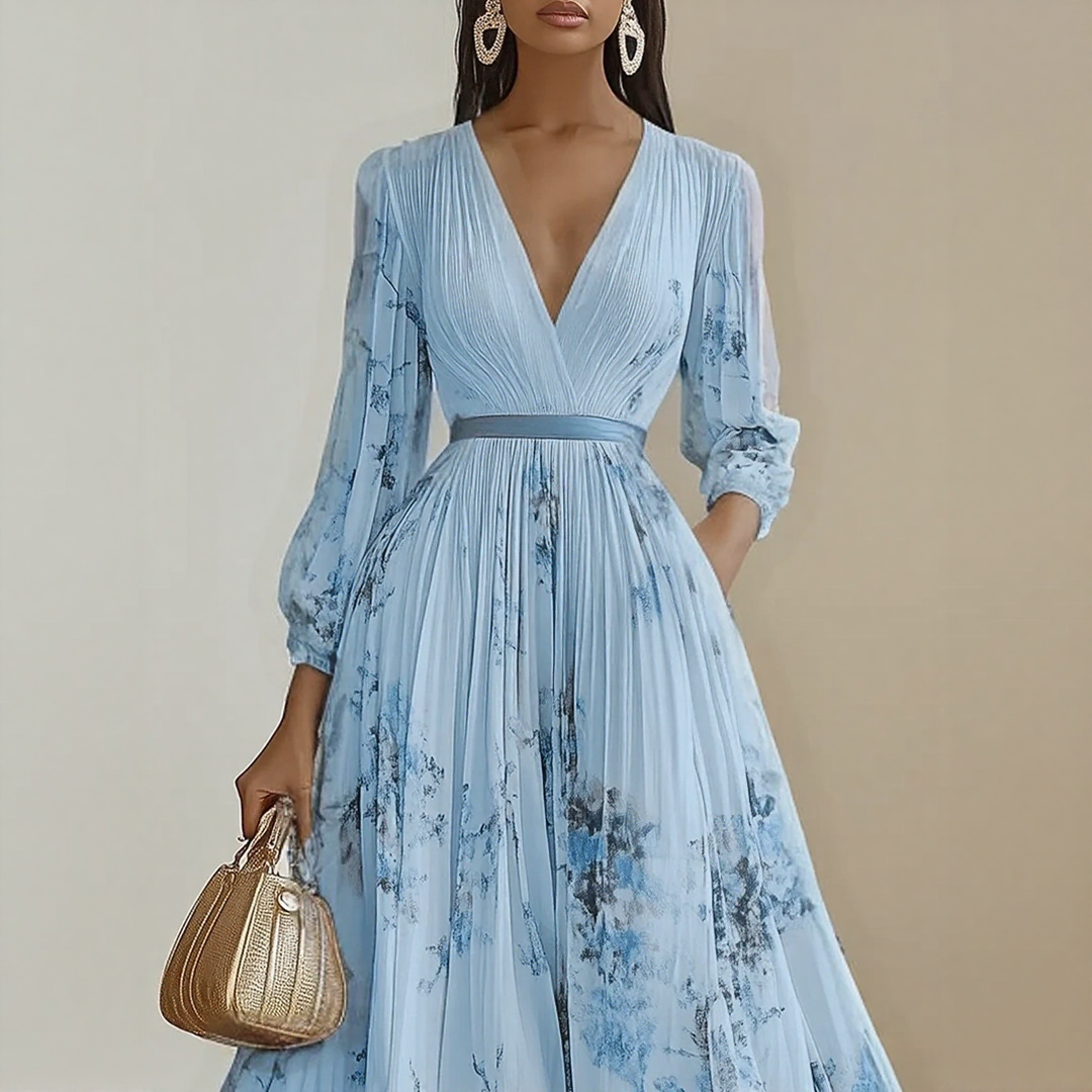 Ellery Canberra™ | Milano - Elegant Pleated Maxi Dress