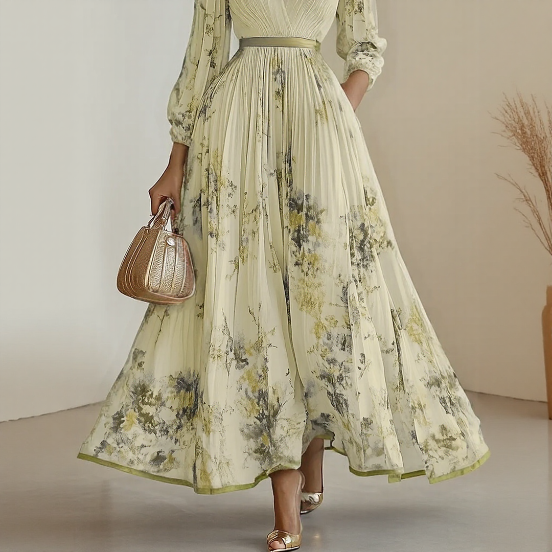 Ellery Canberra™ | Milano - Elegant Pleated Maxi Dress